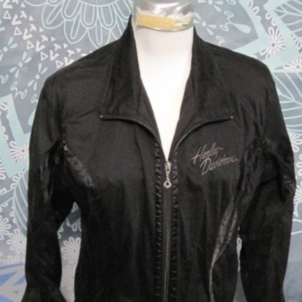 Harley Davidson Black Fitted Jacket